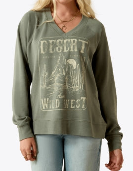 WMS Victoria Sweatshirt SEA SPRAY 10071630 Sweatshirt Ariat