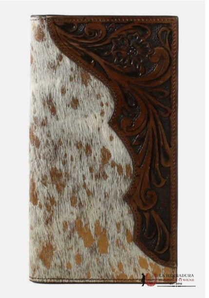 Nocona Rodeo Wallet Checkbook Cover Cowhide N5413102