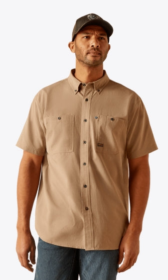 MNS Rebar Made Tough 360 Airflow Work Shirt REBAR KHAKI 10048948