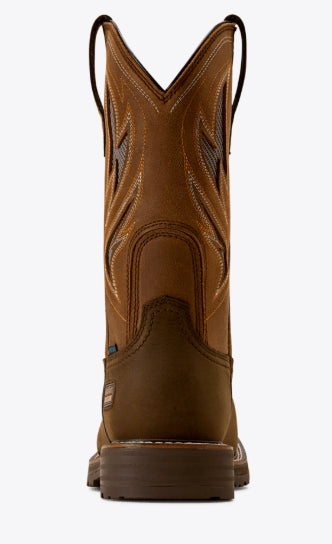 Ariat MNS Activator VentTEK Waterproof Wide Square Toe Steel Toe Work Boot Dark Brown 10061119 Boots ariat ariatfootwear Boots Men's Ariat