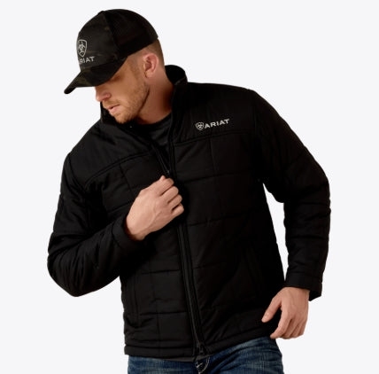 Men's Crius Insulated Jacket Black - 10028355 Coats & Jackets ariatmens Ariat