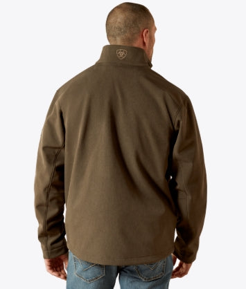 Men's Logo Softshell Jacket Earth Green Heather - 10062584 Coats & Jackets ariatmens Ariat