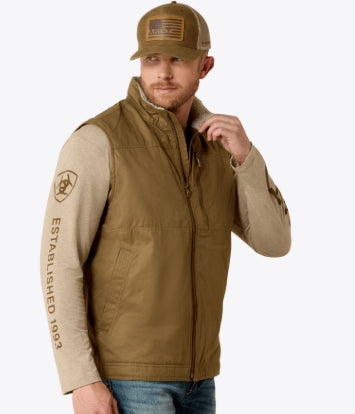 Men's Grizzly Canvas Vest Grizzly Canvas Vest Cub - 10028416 Chap & Vest 20% off ariat ariatmens Men's Ariat