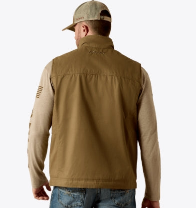 Men's Grizzly Canvas Vest Grizzly Canvas Vest Cub - 10028416 Chap & Vest 20% off ariat ariatmens Men's Ariat