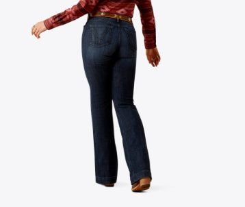 Women's High Rise Frazey Slim Trouser Jeans Florida - 10061725 Jeans ariatwomens Ariat