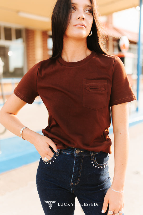 Short Sleeve Arrow Pocket Tee