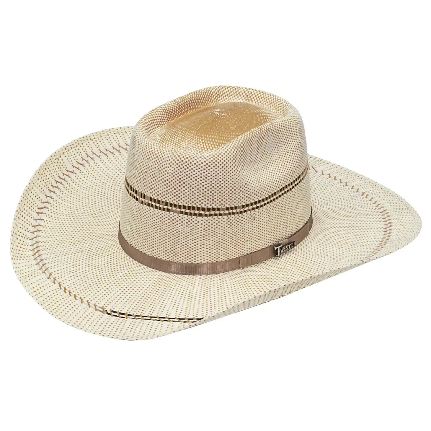Twister Bangora Natural Straw Cowboy Hat T71225 Cowboy Hat M & F