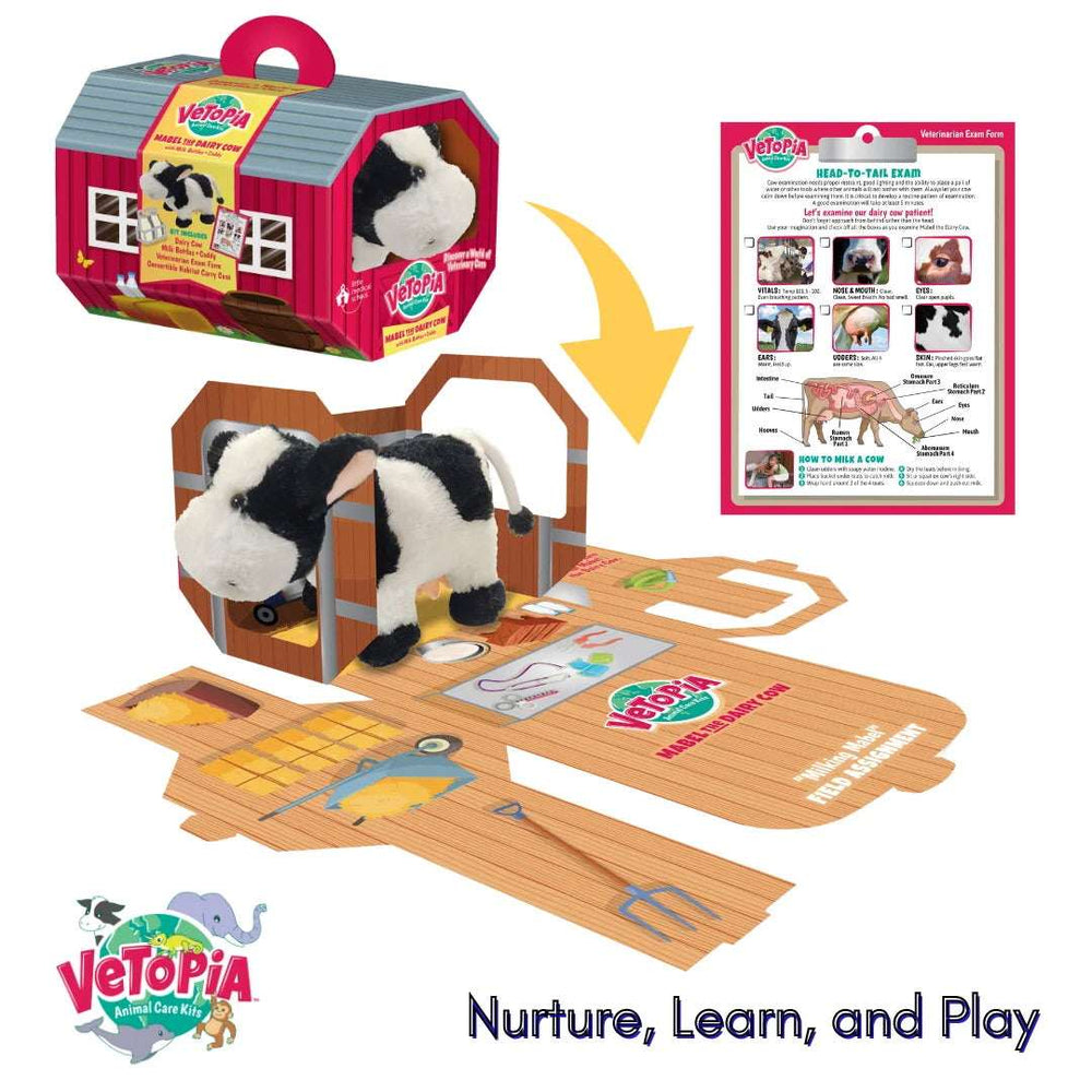 Vetopia Vet Kit - Maple the Dairy Cow VTCOW1 Vet Kit Toys Shiloh