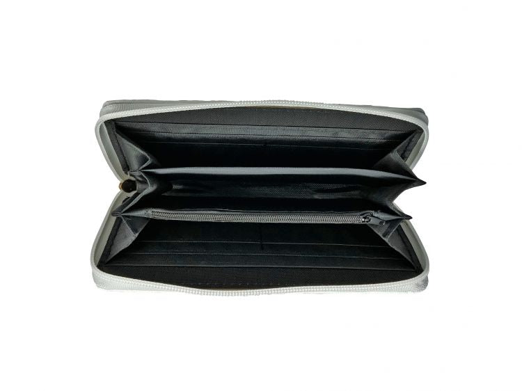 2 Horse Running Printed Zipper Wallet WT377X220