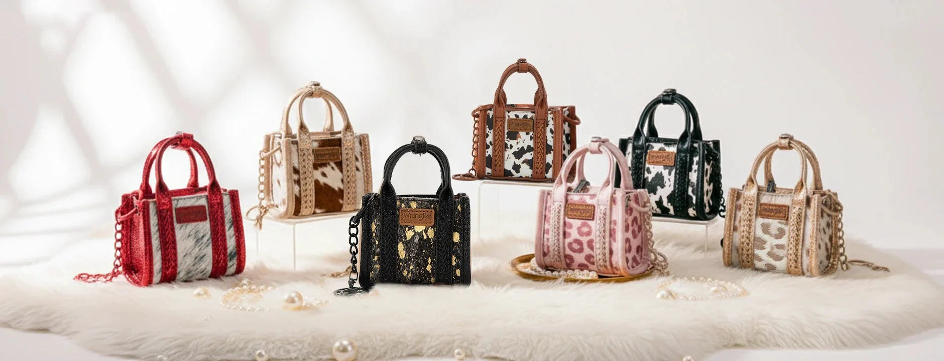 Wrangler Mini Fun Size Tote Bag Charm/Key Chain -Blind Box WRBX-98 Key Chain Montana West