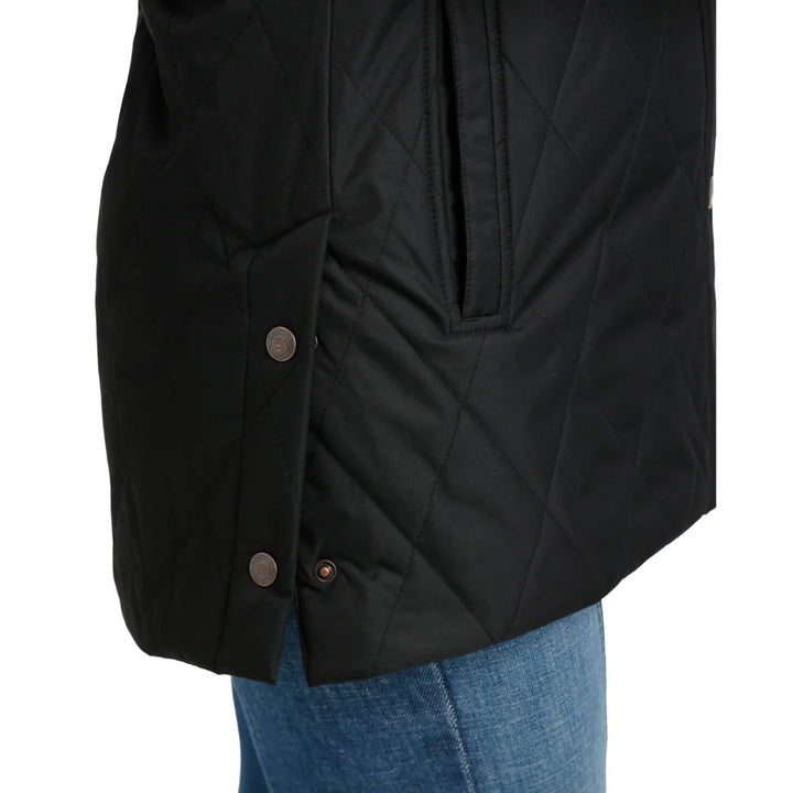 Cinch Ladies Black Quilted Barn Vest MAV9930001