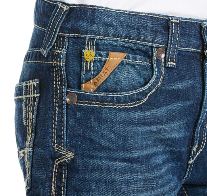 Ariat B5 Slim Boundary Stackable Straight Leg Jean 10018338 - Double C Western SupplyAriat
