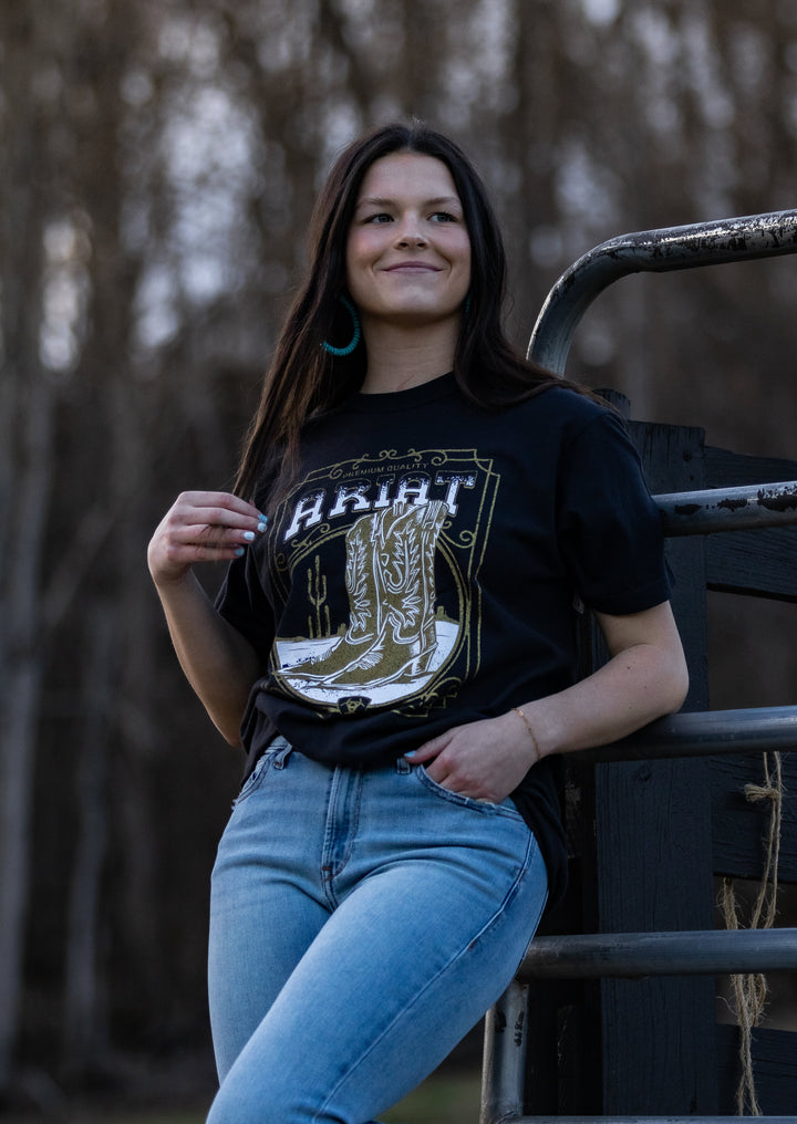 Ariat Boot Cloche T-Shirt 10063756 - Double C Western SupplyAriat