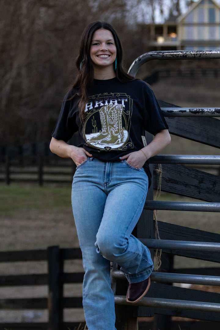 Ariat Boot Cloche T-Shirt 10063756 - Double C Western SupplyAriat