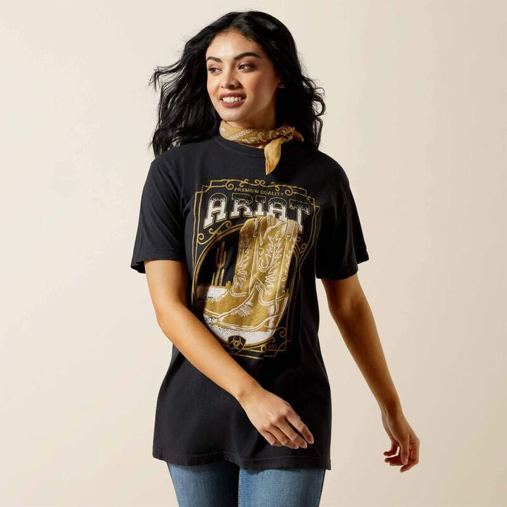 Ariat Boot Cloche T-Shirt 10063756 - Double C Western SupplyAriat