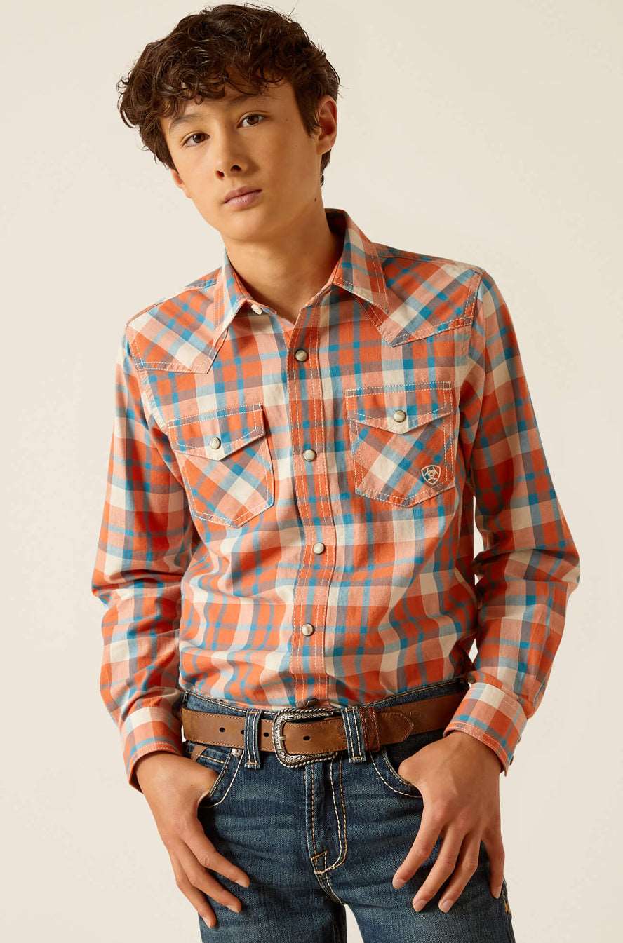 Ariat Boy’s Hilario Retro Fit Shirt - Double C Western SupplyAriat