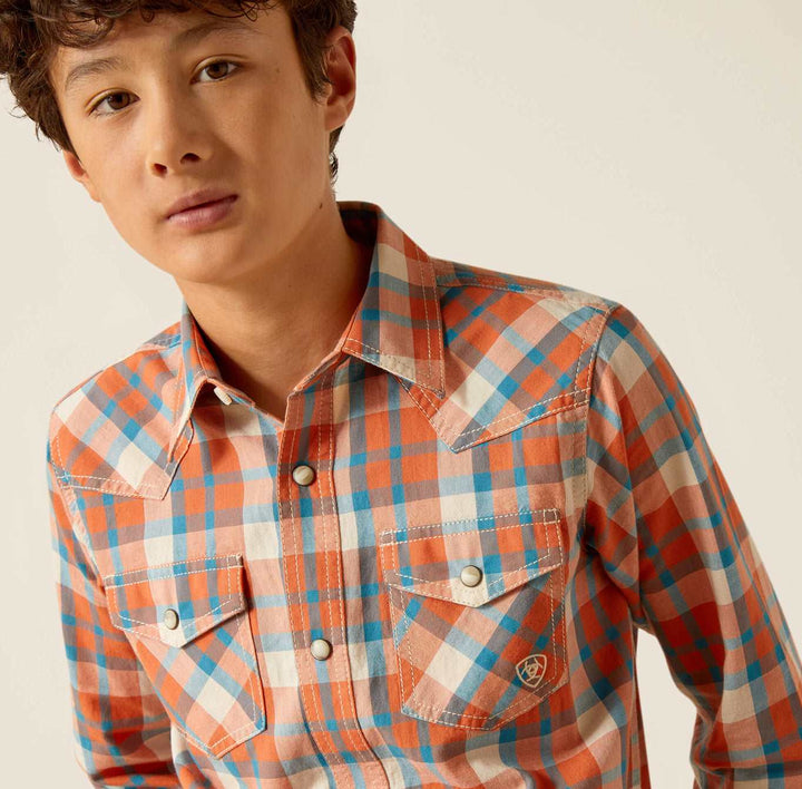 Ariat Boy’s Hilario Retro Fit Shirt - Double C Western SupplyAriat