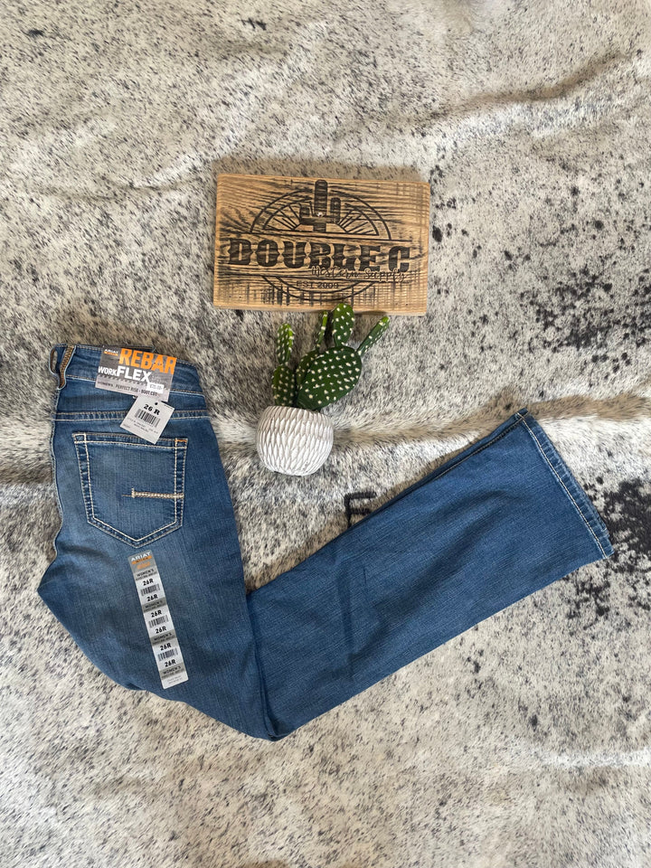 Ariat® Ladies Rebar Riveter Perfect Rise Malibu 10041067 - Double C Western SupplyAriat