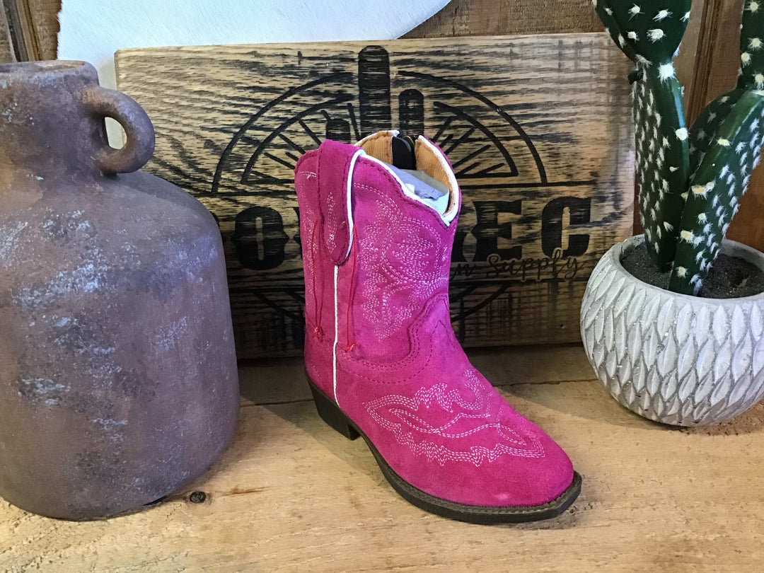 ARIAT LIL STOMPER CASANOVA HOT PINK - Double C Western SupplyAriat