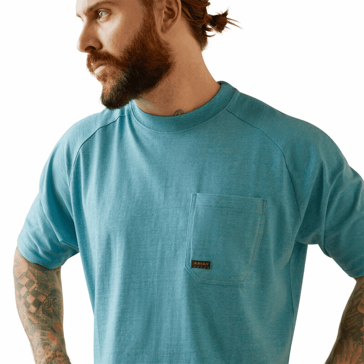 Ariat Mens Rebar Cotton Strong T-Shirt - Double C Western SupplyAriat