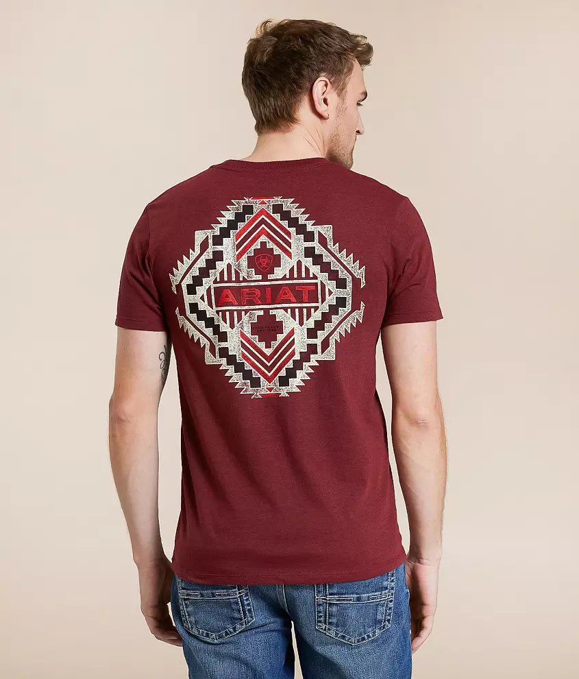 Ariat Men's Southwest Stamper T-Shirt 10079657 - Double C Western SupplyAriat