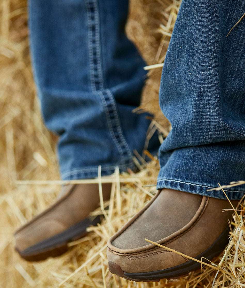 Ariat Men’s Spitfire Brown Bomber - Double C Western SupplyAriat