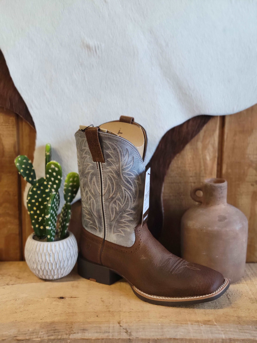 Ariat Men’s Sport Western Wide Square Toe Boot 10053731 - Double C Western SupplyAriat