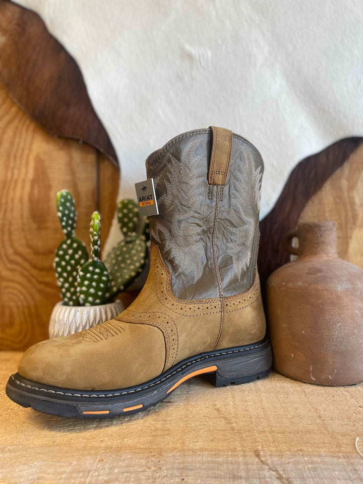 Ariat Mens WorkHog Waterproof Work Boot - Double C Western SupplyAriat