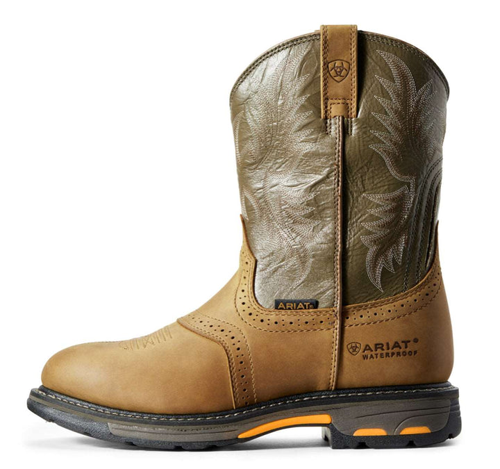Ariat Mens WorkHog Waterproof Work Boot - Double C Western SupplyAriat