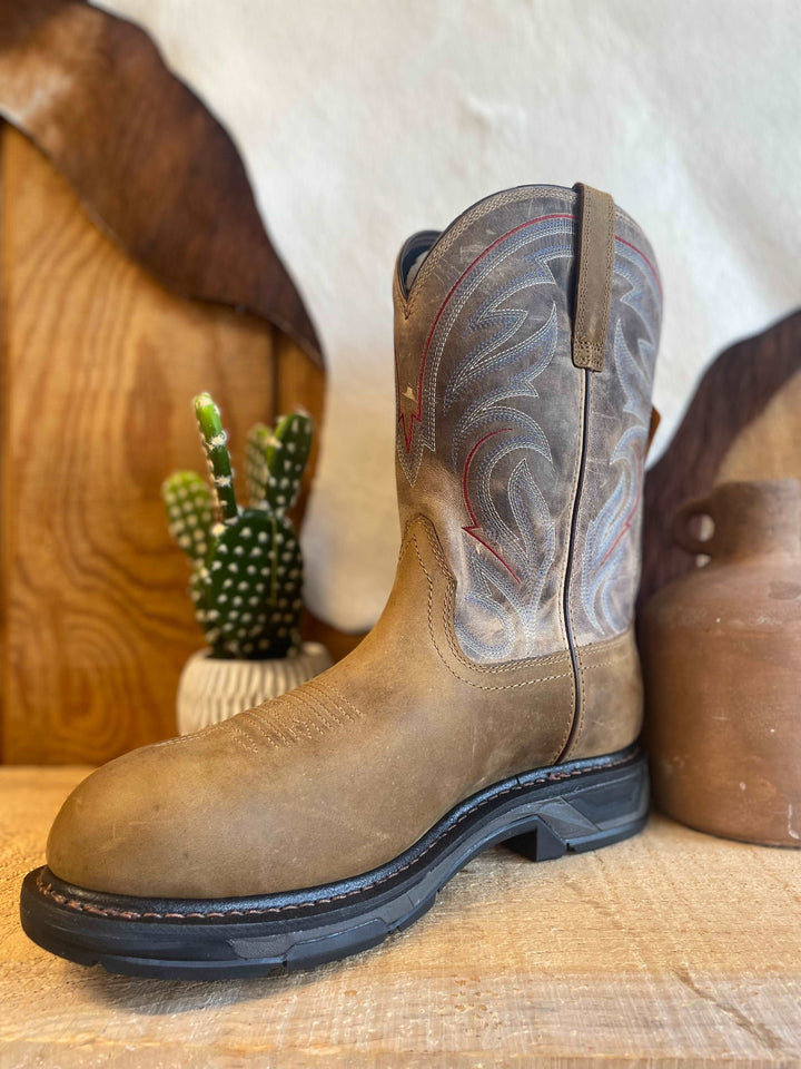 Ariat Mens Workhog XT H2O Composite Distressed Brown - Double C Western SupplyAriat