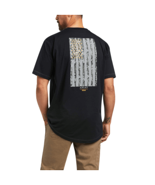 Ariat MNS Rebar Workman Reflective Flag T-Shirt - Double C Western SupplyAriat