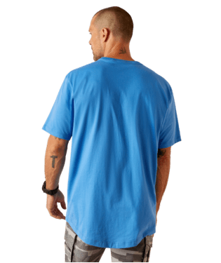 ARIAT MNS Rebar Workman T-Shirt CAMPANULA - Double C Western SupplyAriat