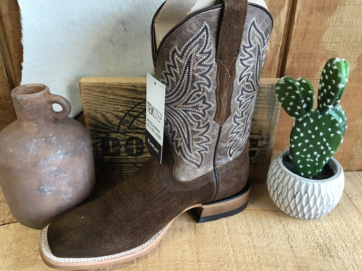 Ariat MNS Walker Cowboy Boot BEST BRONZE ROUGHOUT - Double C Western SupplyAriat