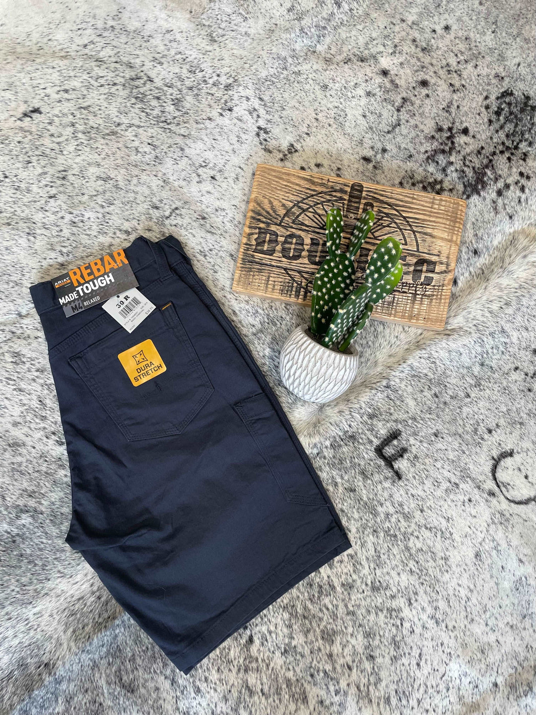 Ariat Rebar DuraStretch Made Tough 10" Short - Double C Western SupplyAriat