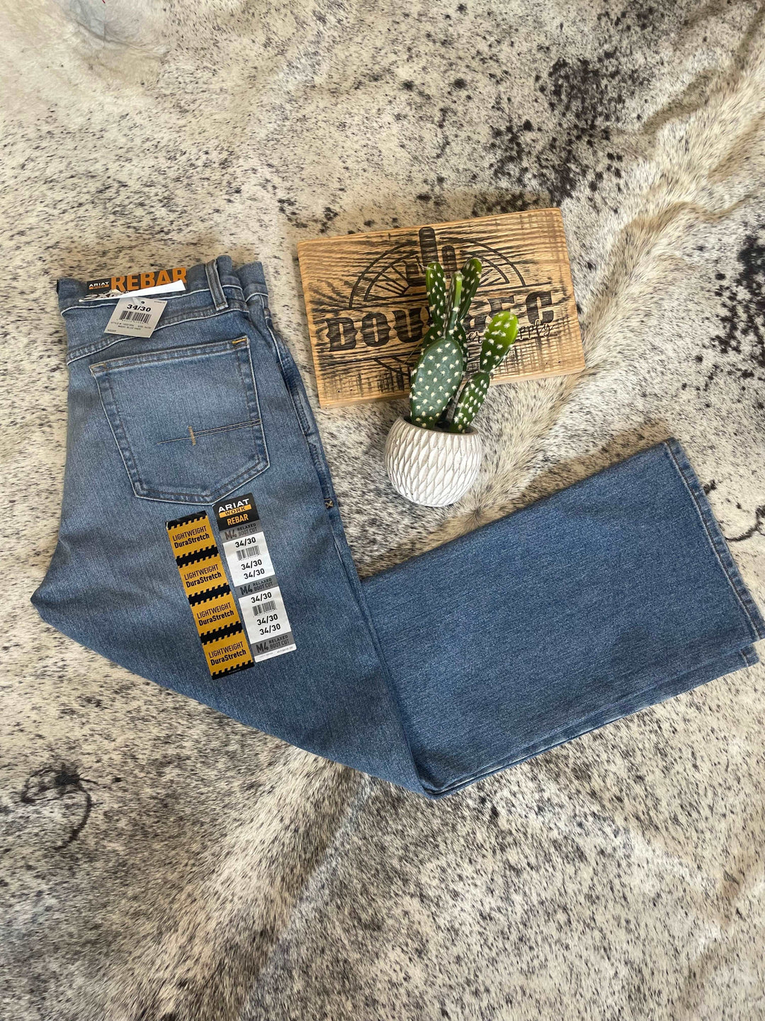 Ariat Rebar M4 Relaxed DuraStretch Basic Boot Cut Jean 10021854 - Double C Western SupplyAriat