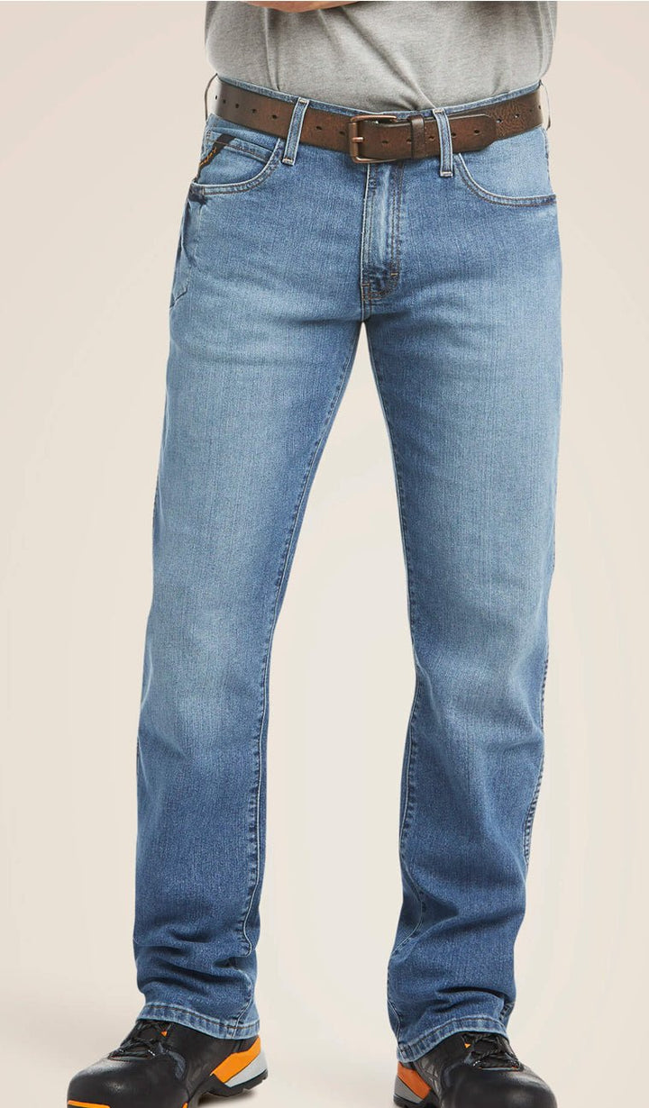 Ariat Rebar M4 Relaxed DuraStretch Basic Boot Cut Jean 10021854 - Double C Western SupplyAriat