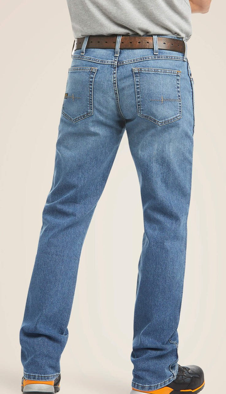 Ariat Rebar M4 Relaxed DuraStretch Basic Boot Cut Jean 10021854 - Double C Western SupplyAriat