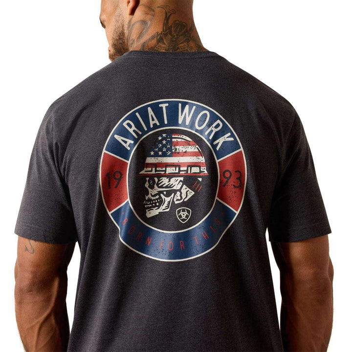 Ariat Rebar Skull Pocket TShirt 10071365 - Double C Western SupplyAriat