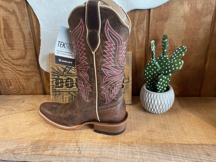 Ariat WMS Futurity Flash Western Boot TOTALLY TAN 10063962 - Double C Western SupplyAriat