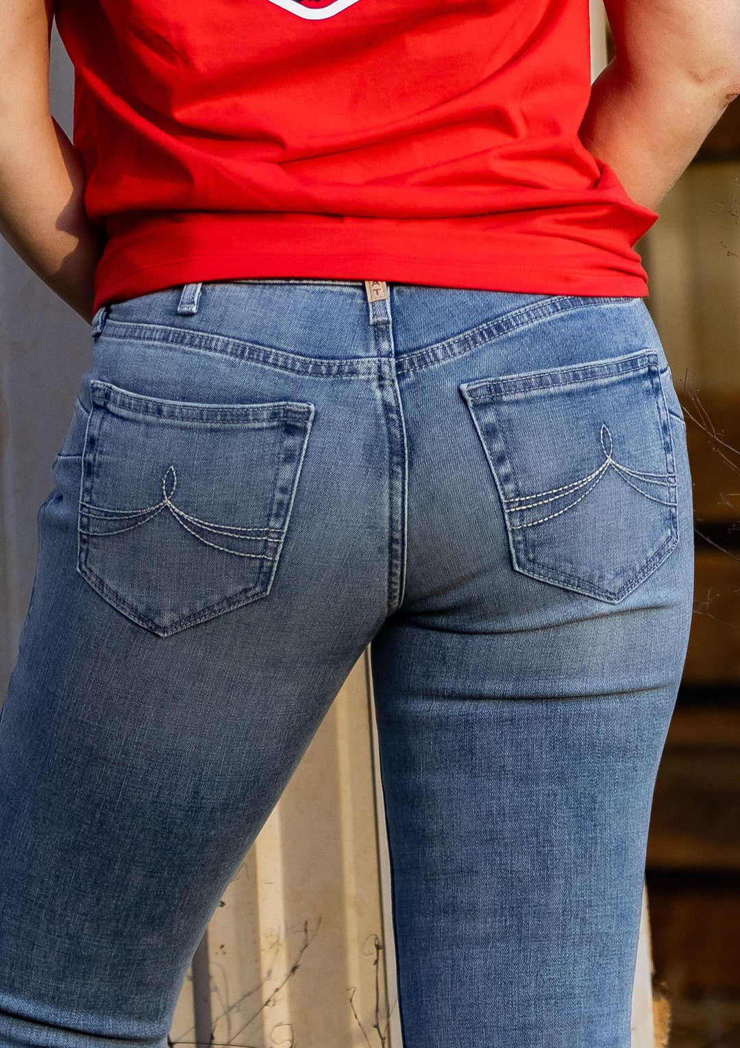 Ariat WMS Perfect Rise Nayelli Boot Cut Jeans BRISBANE 10072973 - Double C Western SupplyAriat