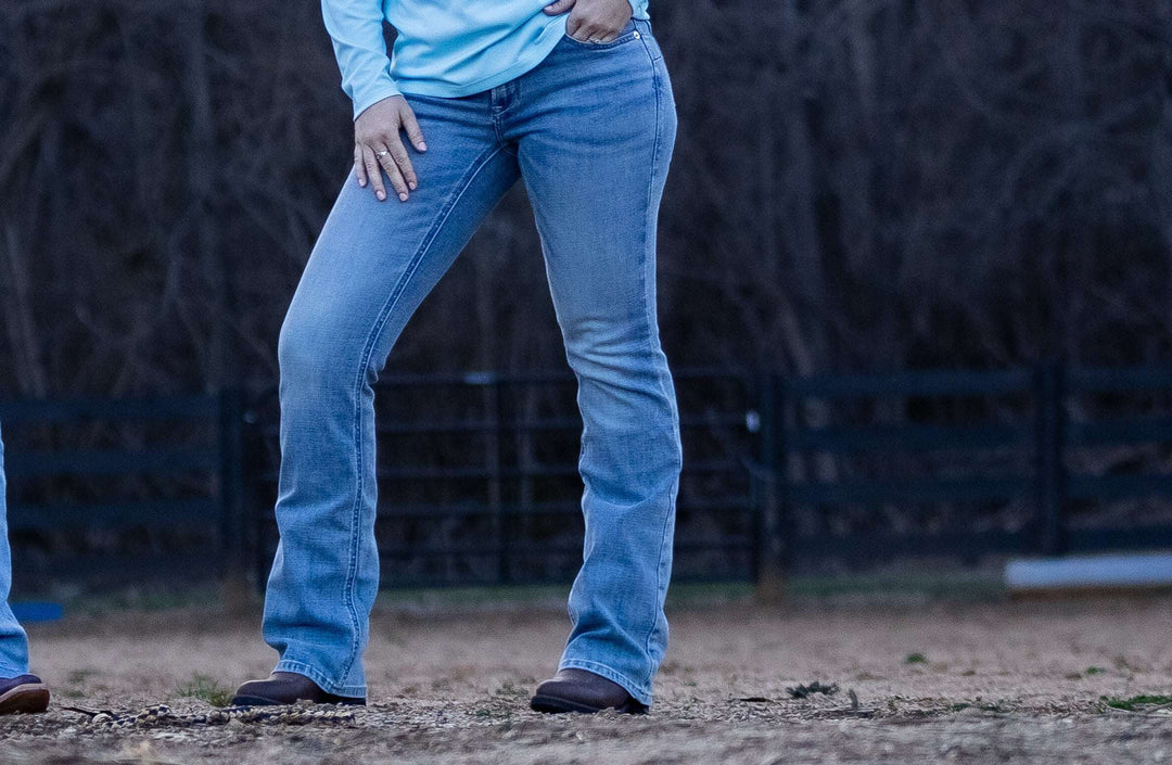 Ariat WMS Perfect Rise Nayelli Boot Cut Jeans BRISBANE 10072973 - Double C Western SupplyAriat