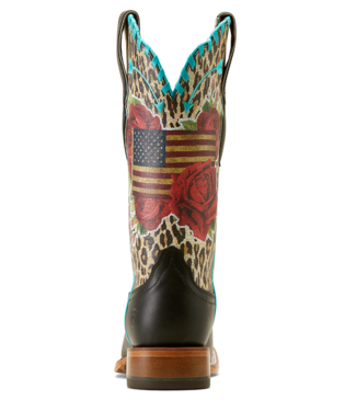 Ariat Womens Frontier Rodeo Quincy Black/Mus Mey - Double C Western SupplyAriat