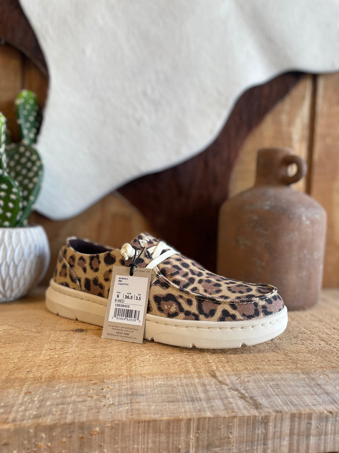 Ariat Womens Hilo Leopard Shoes - Double C Western SupplyAriat