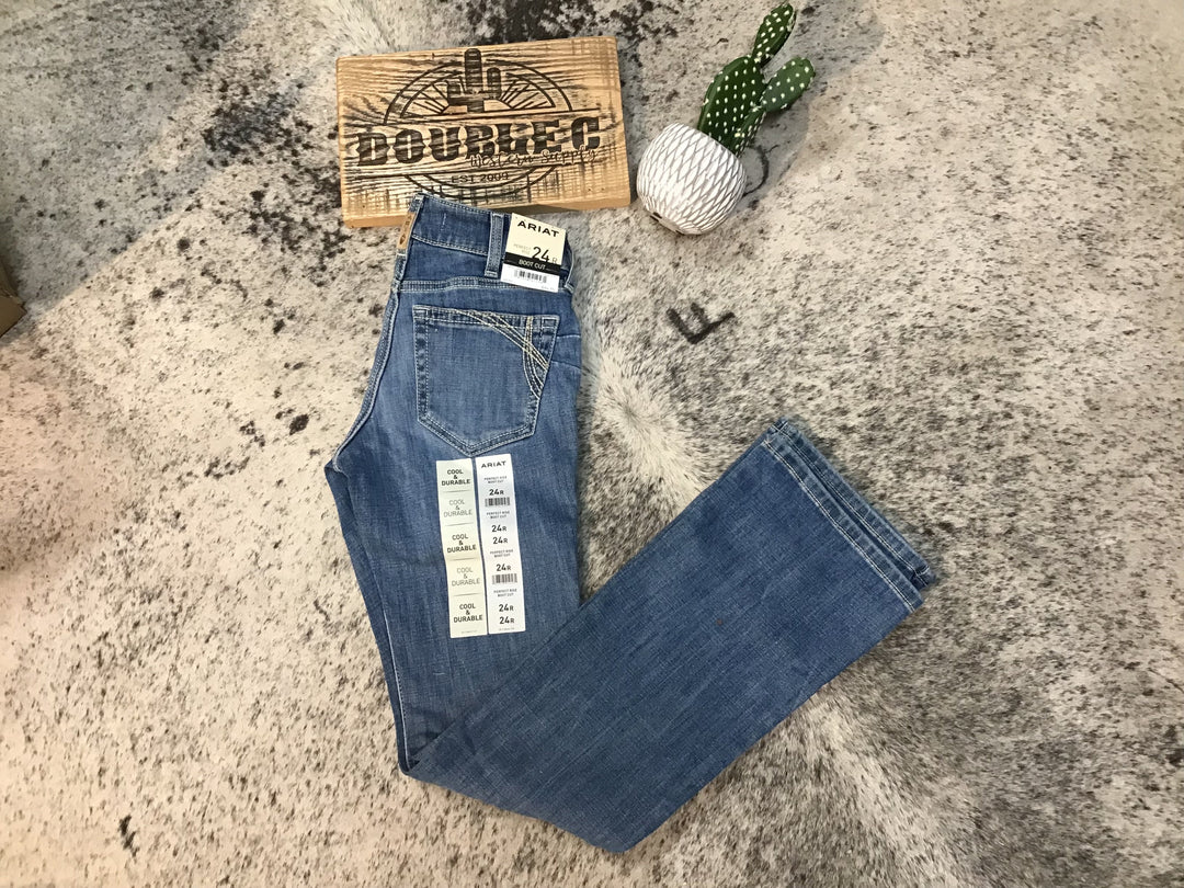 Ariat Women's Perfect Rise Naz Boot Cut Jeans - Double C Western SupplyAriat