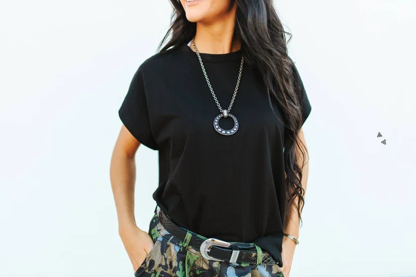 BACK TO BASICS *MIDNIGHT T SHIRT - Double C Western Supply2 Fly