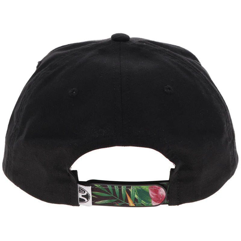 Bad Company Hat Black w/Floral BC003T-BKFL - Double C Western SupplyHooey