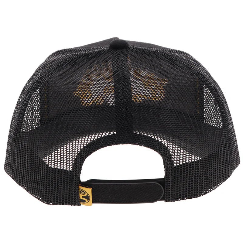 Bad Company Hat Black w/Yellow &amp; White Logo BC005T-BK - Double C Western SupplyHooey