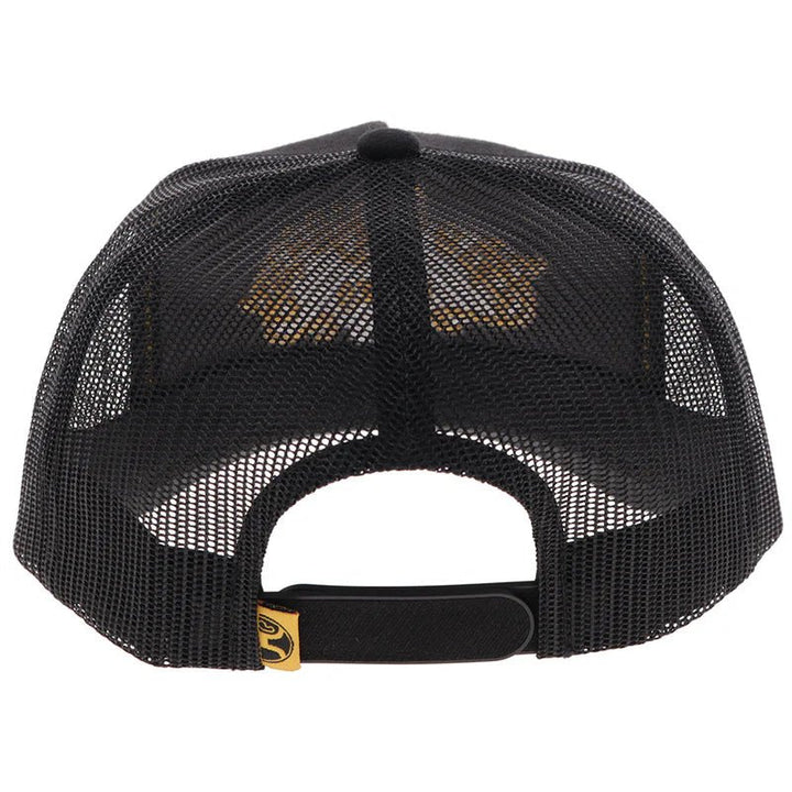 Bad Company Hat Black w/Yellow &amp; White Logo BC005T-BK - Double C Western SupplyHooey