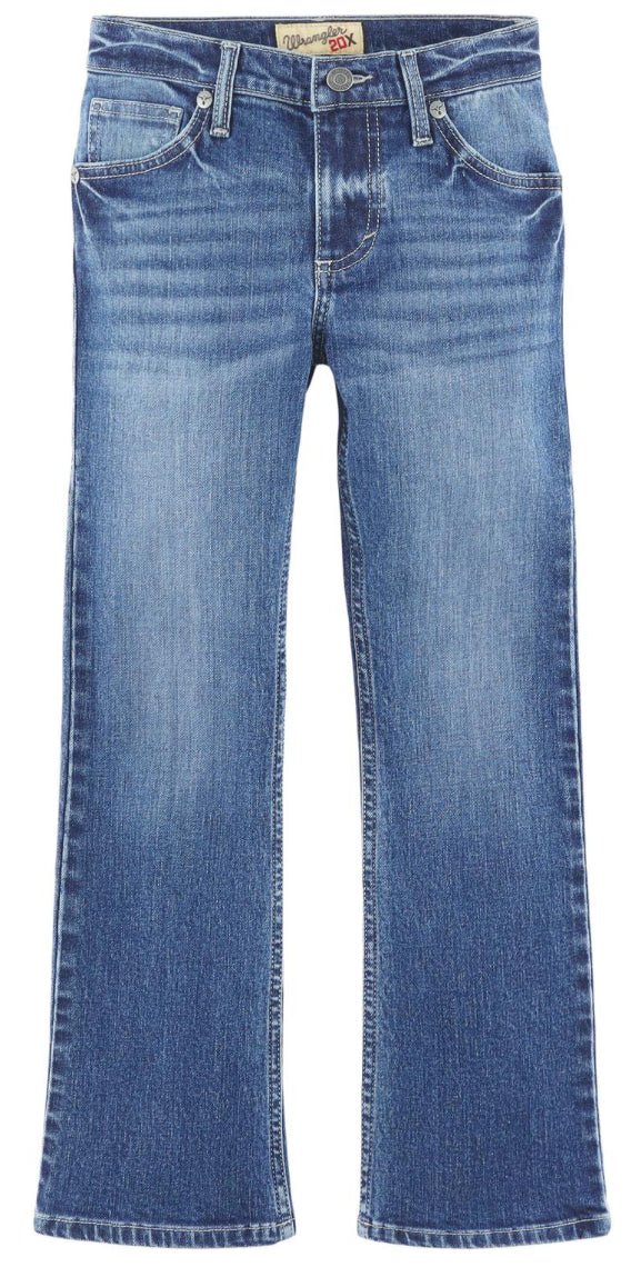 Boys Wrangler® 20X® 42 Vintage Boot Jean - Sorrel - Double C Western SupplyWrangler