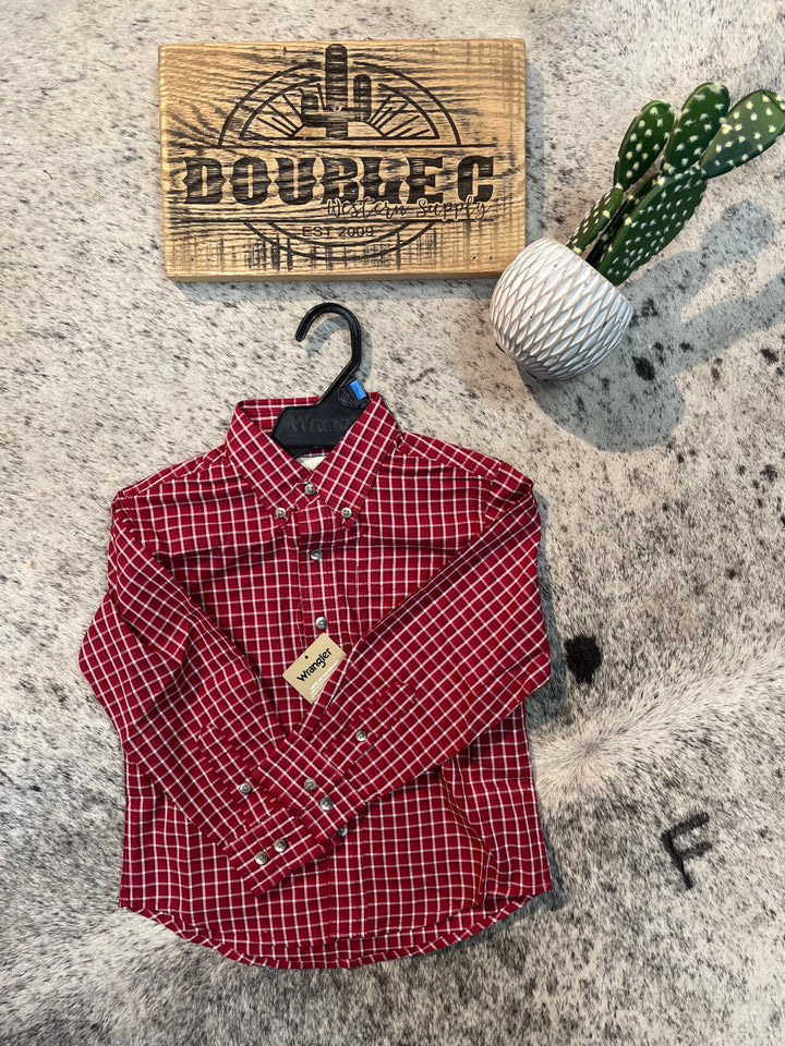 Boys Wrangler Riata Long Sleeve - Double C Western SupplyWrangler